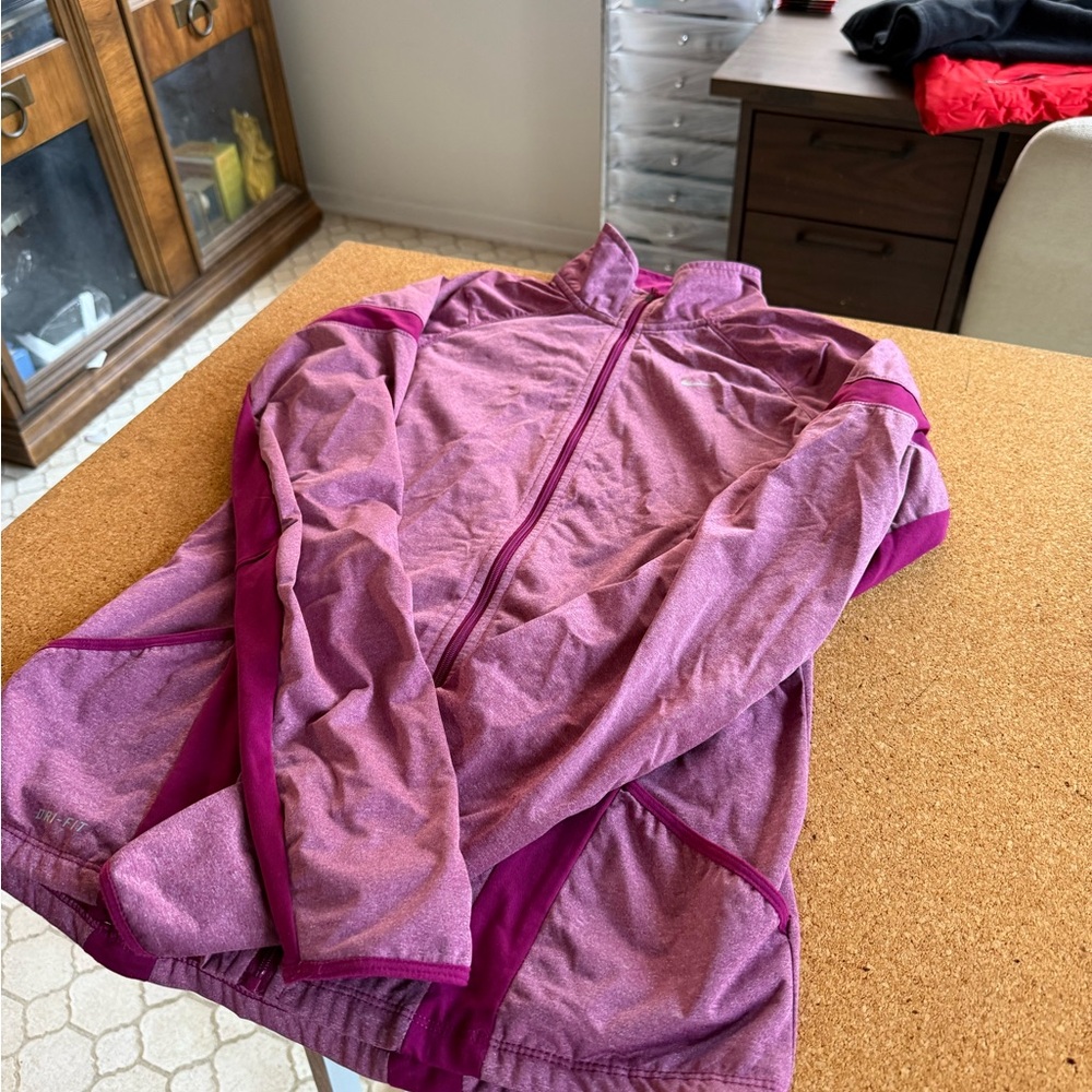 Nike Magenta Dri-FIT Running Jacket